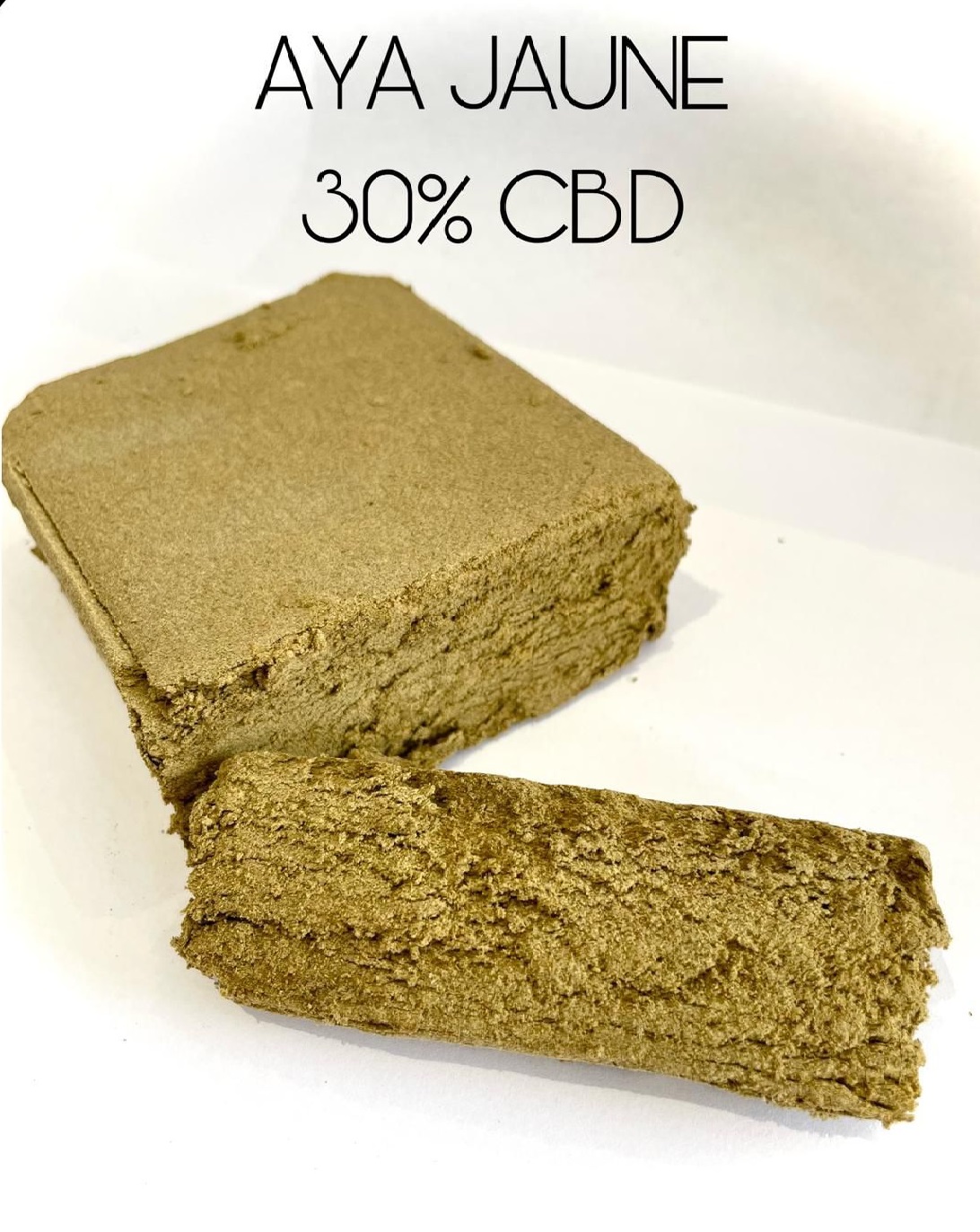 Résine CBD aya jaune 30% Résine CBD aya jaune 30%